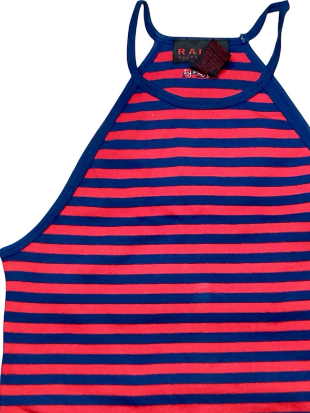 Ralph Cropped Tank Top, Short, Size Large